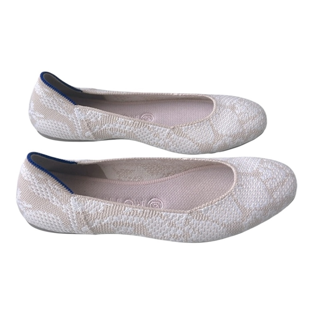 Rothy’s lily Cream Women's Flats W10  excellent condition